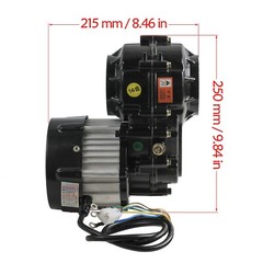 48V 500W 1000W Brushless Electric Differential Motor Gearbox Rear Axle Go Kart
