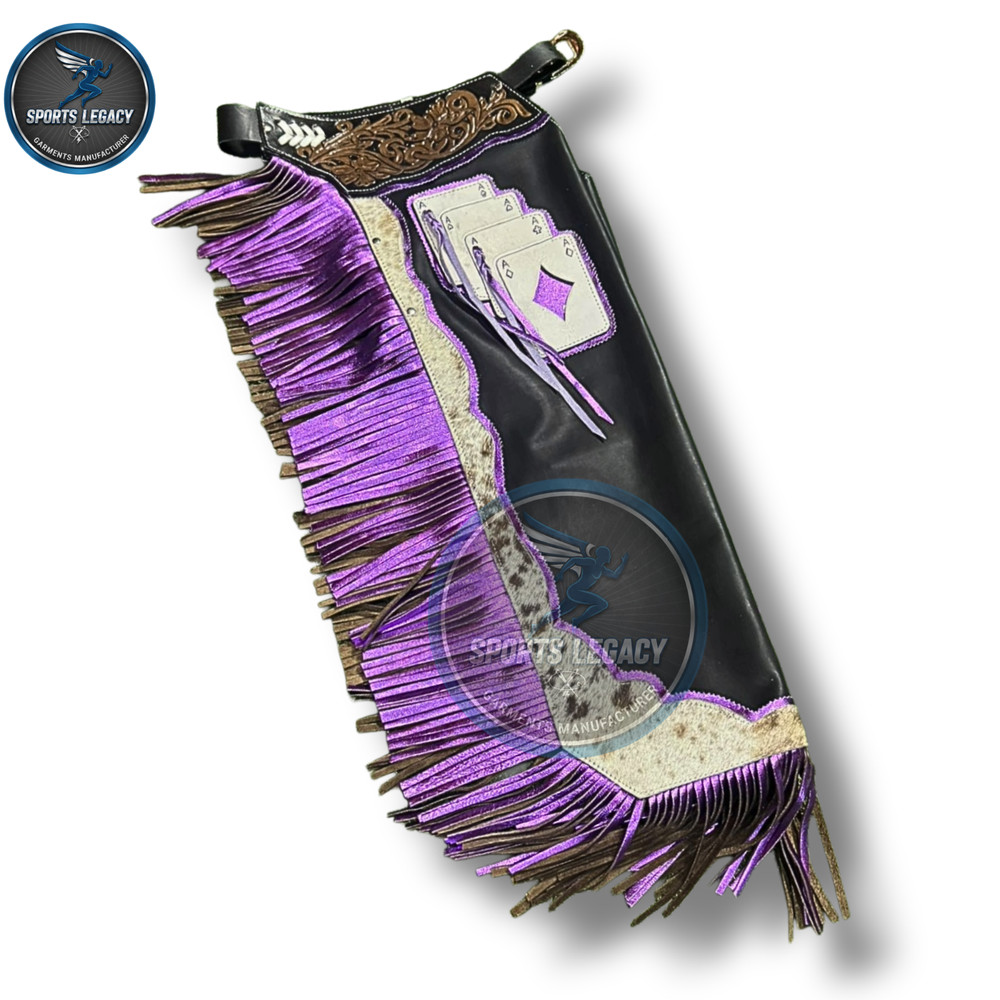 Rodeo Leather Bull Riding Chaps | Western Cowboy Rodeo Gear – Custom Design