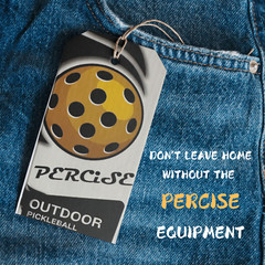 Percise -Outdoor Pickleball Durable, Wind Resistant Aerodynamic Pickle Balls