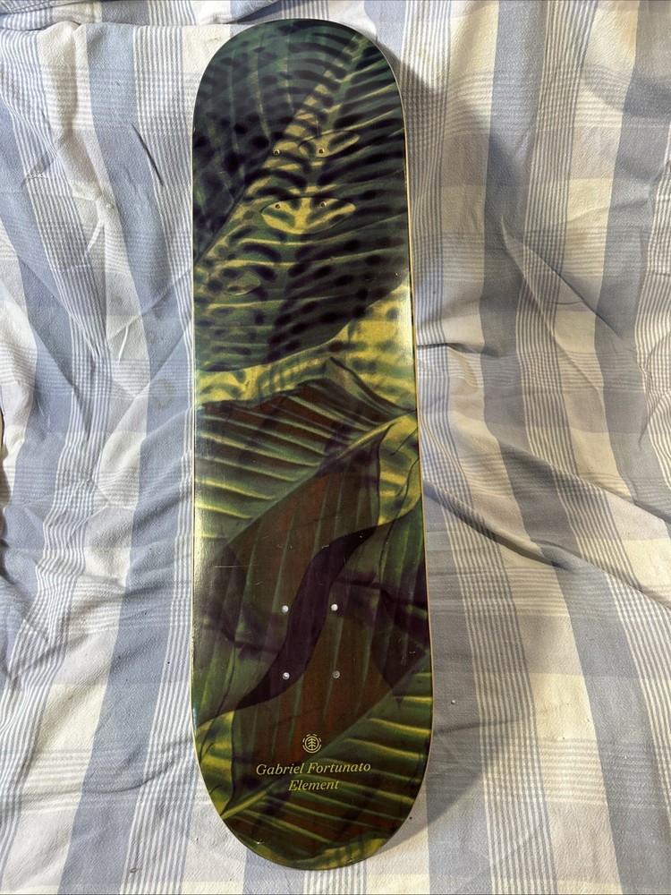 Element Skateboard Deck Gabriel Fortunato Jungle Rare Made In Spain 8” x 31.75”