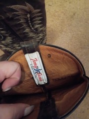 Tony Lama Women’s Brown Leather Western Cowboy Boots US Size 8
