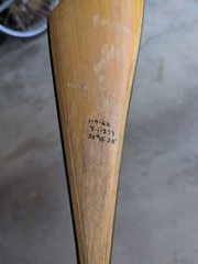 Vintage Cravotta Bros. Black Hawk Yellow Jacket recurve Bow 50# RH