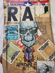 1980S ZORLAC Gargoyle Jimi Scott Airbourne Skateboard Deck Truck & Wheels READ!!