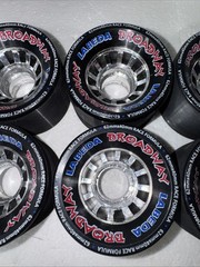 Labeda Broadway Skate Wheels 62mmx40mm Race Formula Lot Of 8