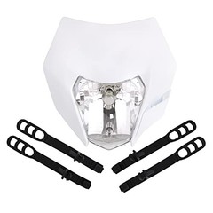 Dirt Bike Headlight,Motorcycle Headlight Headlamp Universal for normal white