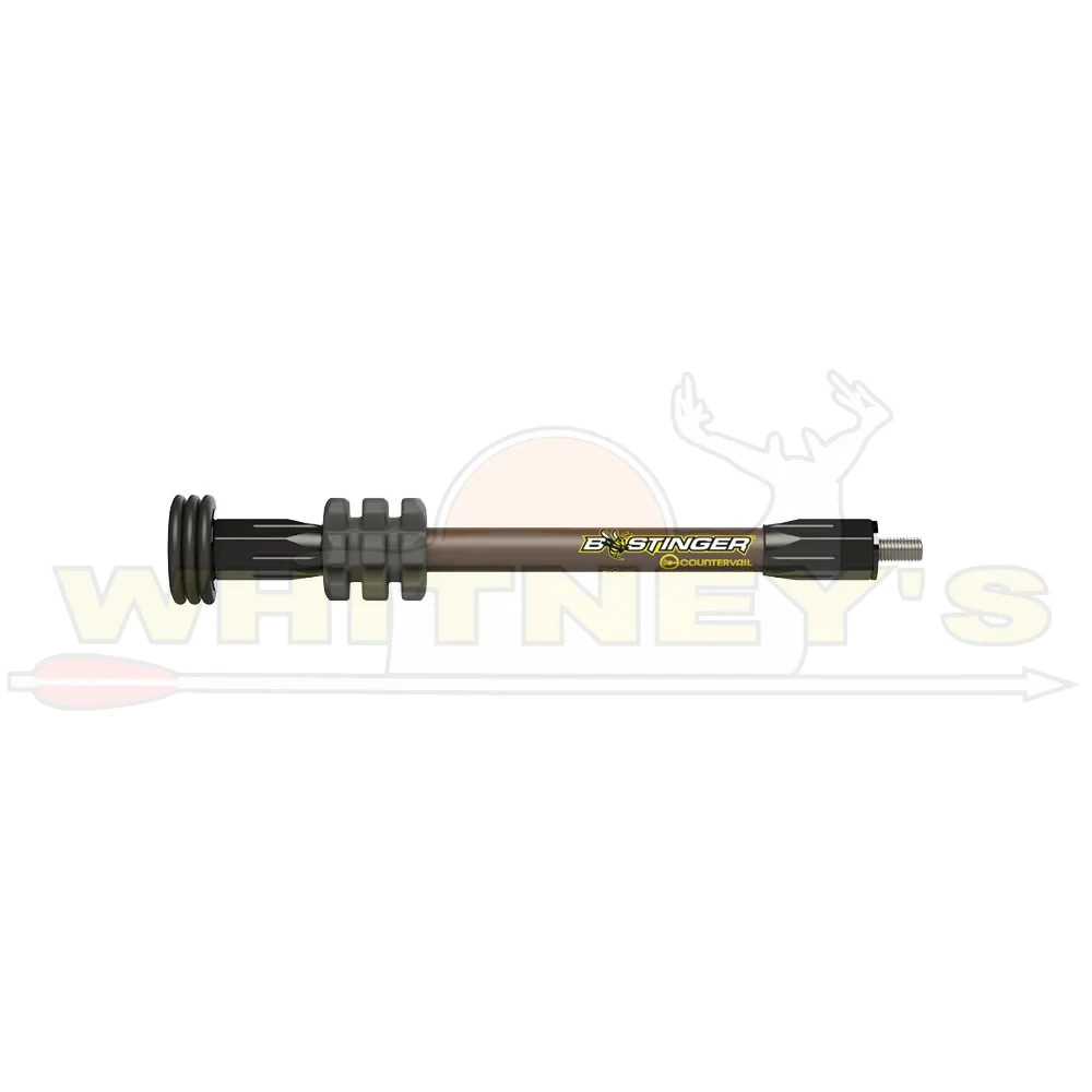 Bee Stinger MicroHex Stabilizer – 12″ – Brown – MHX12BR