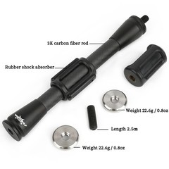 3K Carbon Balance Bar Stabilizer 7″ 9″ 11″ 12″ 15″ Archery Compound Bow Hunting