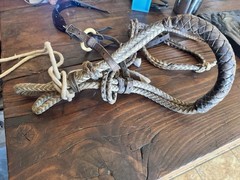 Vintage Handmade Horse Hackamore ( Bosal &Headstall) Two Rein