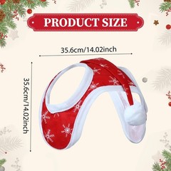 Christmas Hat for Horse Thick Christmas Cap for Supplies Party Favors