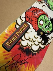 DAEWON SONG + TOREY PUDWILL * SIGNED * DECK Thank You Zombie GLOW IN THE DARK