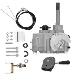 New Go Kart Forward Reverse Gear box w/ Shifter Assembly For 2HP-14HP 10T or 12T