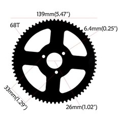 36V 800W Brush Motor Kit Controller Sprocket GoKart ATV Scooter Razor Quad MX350