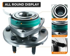 2PCS Front and Rear Wheel Bearing Hub Assembly Fits for Cadillac CTS 04-07 SR…