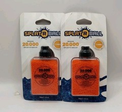 2 New Sealed SplatRball 20,000 Rounds 7.5mm Ammo Splat-R-Ball See Description