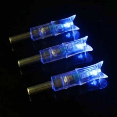 6/12Pcs 7.62mm Crossbow Arrow Lighted Nocks Fits Bolts Size 297-302 I.D Crossbow