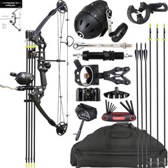 Compound Bow Fishing Combo Kit 20-70 LBS Hunting Bow with Bowfishing Arrow and F