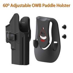 G19 Holster, OWB Paddle Holster for Glock 19 19X 44 45 Gen 1 2 3 4 5, Glock 2…