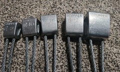 Vintage Chouinard Rock Climbing Stopper Nuts Set #9-13