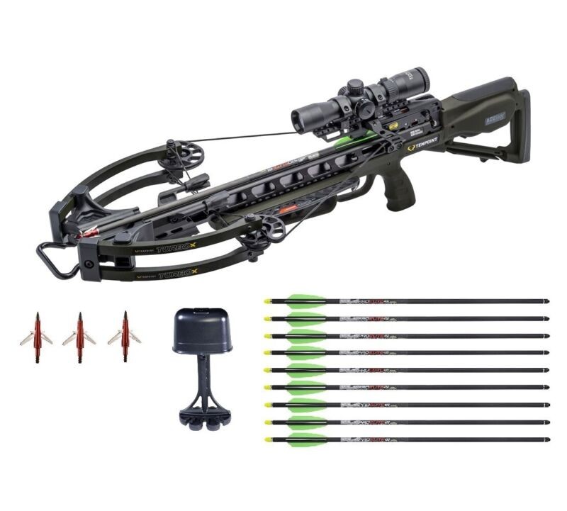 TenPoint Turbo X Crossbow Kit in Moss Green Camo NEW!!!