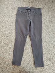 Riding Sport Dover Saddlery Women’s Size 30 Gray/Blue Knee Patch Riding Breeches