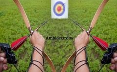 AF Archery 54″ Oak Tatar Traditional Recurve Bow Laminated Horse Bow Longbow
