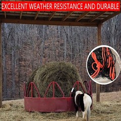 Bold 6 * 6ft Round Bale Hay Net for Horses&Livestock, Large Heavy Duty Round …