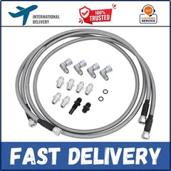 6AN 70 Inch GM Chevy Transmission Cooler Hose Line Kit Heavy Duty TBI