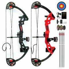 Right Hand Compound Bow and Archery Sets 15-29 lbs Hunting Bow Kit for Beginner