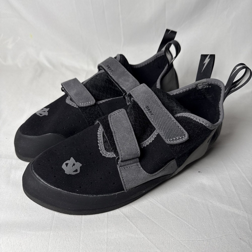 Evolv Defy Rock Climbing Shoes Mens US 14 EU 48.5 Grey Black – New with Box