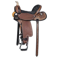 ZI COMFYTACK Western Horse Barrel Racing Trail Pleasure American Leather Saddle