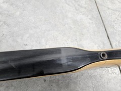 Bear Archery Black Bear Glass Powered Vintage Recurve Bow Brown 45lbs. 60in.