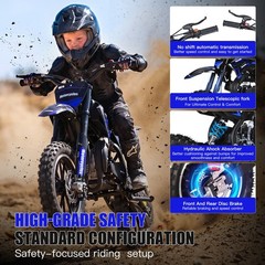 Kids 49cc 2-Stroke GAS Power Mini Pocket Dirt Bike Off Road Motorcycle Motorbike