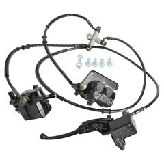 Hydraulic Rear Twin Disc Brake Caliper Cylinder For Go Kart ATV Buggy Golf Cart