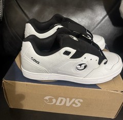 New DVS Discord White/Black Trim Men’s Skateboard Shoes Size 11 Eur 45