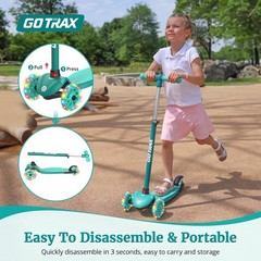 KS1 Scooter with Lighted Wheels & Adjustable Handlebars