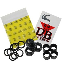 Skateboard Truck Speed Kit Axle Washers / Nuts / Spacers for Bearing Performance