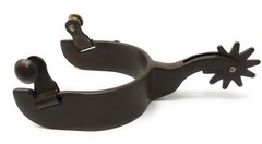 Antique Brown Team Roping Spurs – Mens