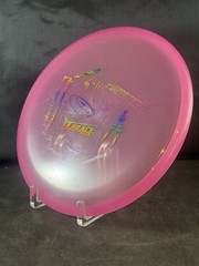 Legacy Discs Prototype Clutch 152g Disc Golf Putter Rare Clear Pink w/rainbow