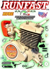 NEW 2-STROKE 100cc Upgrade COMPLETE MOTORIZED BIKE KIT AND CRUISER BICYCLE