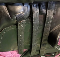 Albion Legend K2 Jumping Imported English Saddle Black Leather 18″ MW