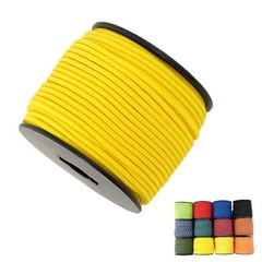 1/8in(3mm) 164ft Nylon Rope Solid Braided Cord 5 Stands Paracord Thin String …