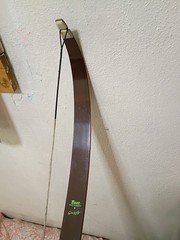 Vintage 1953 Rare Fred Bear Grizzly Glass-Powered 8R9913 56″ 40# RH Recurve Bow