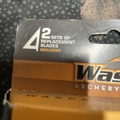Wasp Archery Havalon HV 1-31/6” Cutting Diameter 100 Grain .035 Stainless Blades