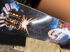 Supreme SS18 Hellraiser Skateboard Deck Black/Multicolor Box Logo Pinhead 8.5 “