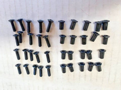 NOS 20 Vintage Steel Sex Bolts Skateboard Rails Tail Nose lot Hex headed