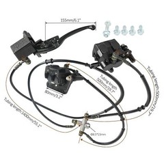 Hydraulic Rear Twin Disc Brake Calipers Assembly For Go Kart ATV Buggy Golf Quad