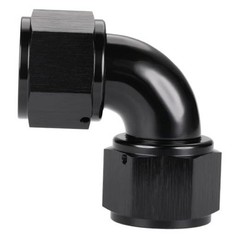 Female to Female Flare 90 Degree Swivel Full flow 16AN Black – 90 Degree