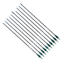 6/12pcs Fiberglass Arrows Hunting Archery Target Arrows Recurve Bow Longbow Hunt