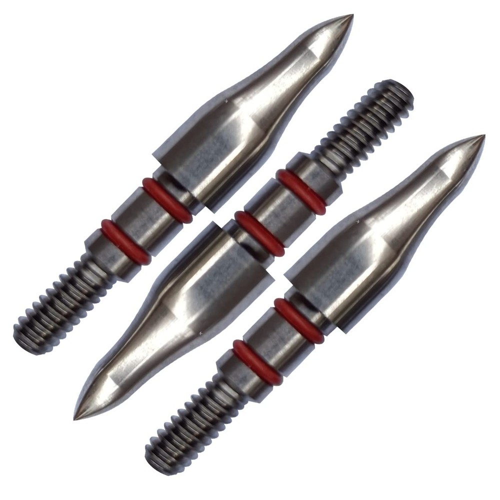 100Grains Archery Field Points,19/64″ Field Points Stainless Steel Screw i