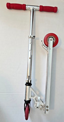 Vintage Dr Pepper Foldable Adjustable Kick Scooter Pre-owned